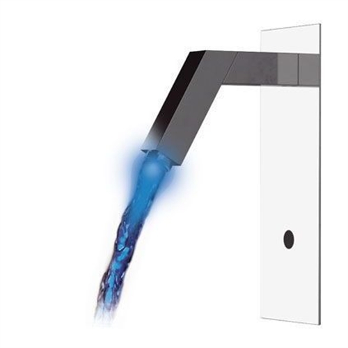 Designer Series Touchless Wall Mounted Sensor Tap - Illuminated Water Flow